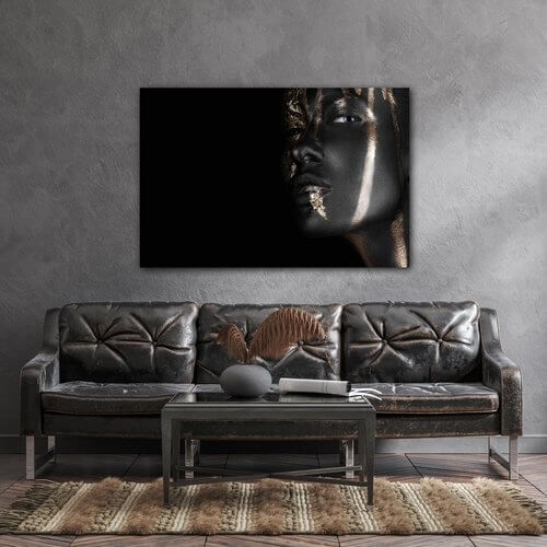 Tablou Gold make up - 60 x 40 cm