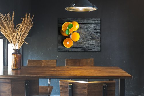 Tablou Orange detail - 90 x 70 cm