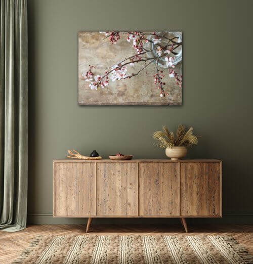 Tablou Pink blossom - 70 x 50 cm