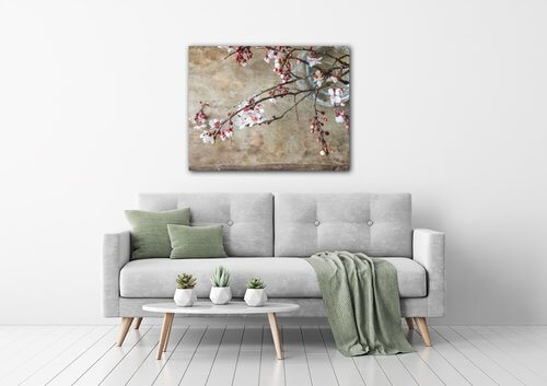 Tablou Pink blossom - 90 x 70 cm