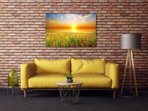 Tablou Poppies field - 60 x 40 cm