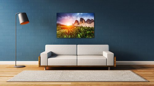 Tablou Mountain and forest - 60 x 40 cm