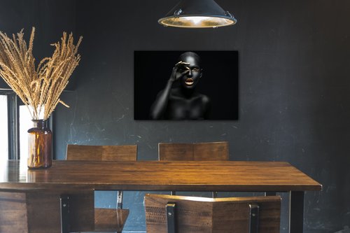 Tablou Gold woman - 60 x 40 cm