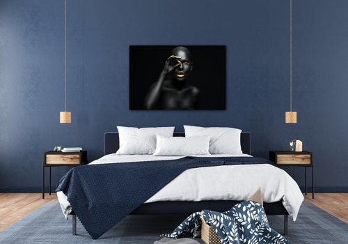Tablou Gold woman - 60 x 40 cm