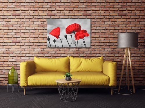 Tablou Poppy - 90 x 60 cm