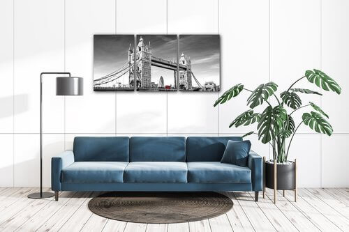 Tablou Tower Bridge1 - 150 x 70 cm (3-piese)