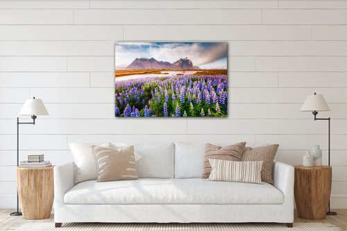 Tablou Lila blossoming flowers - 90 x 60 cm