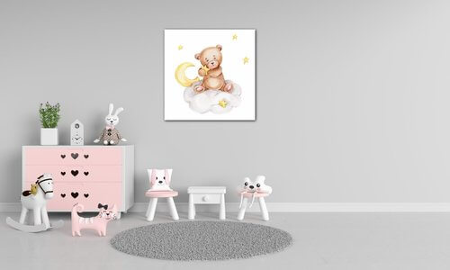 Obraz Cute little bear3 - 40 x 40 cm
