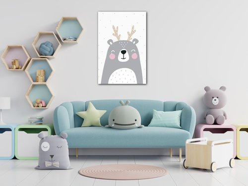Obraz Cute little animal with dots - 60 x 40 cm