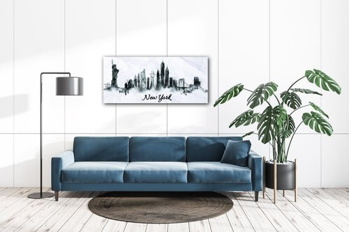 Tablou New York panorama - 90 x 40 cm