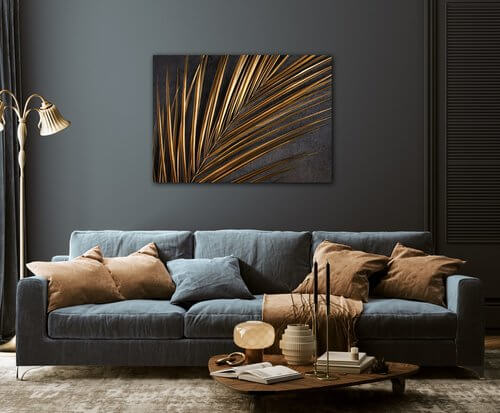 Tablou Gold Palma - 70 x 50 cm