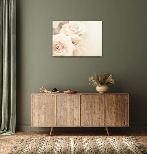 Tablou White roses - 70 x 50 cm