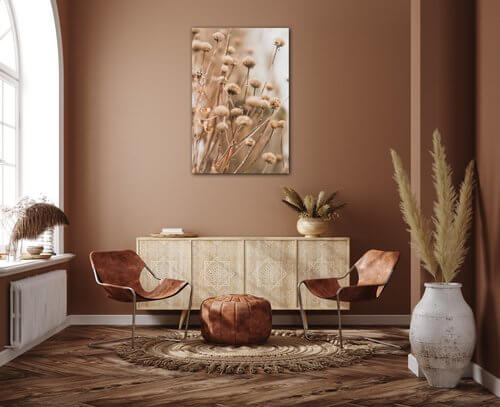 Tablou Scandinavian style dry grass - 60 x 90 cm