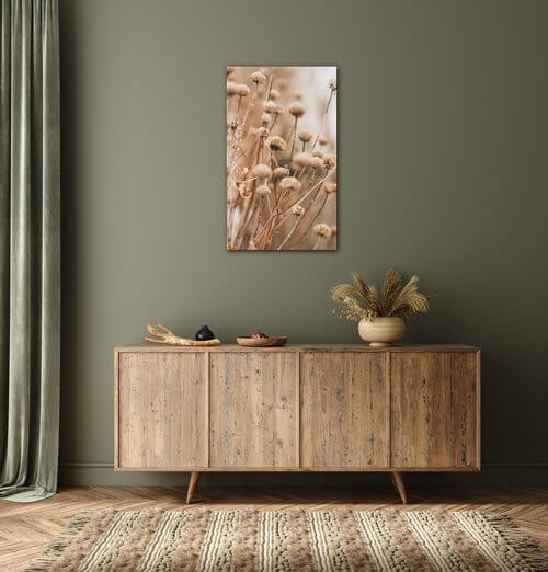 Tablou Scandinavian style dry grass - 30 x 50 cm