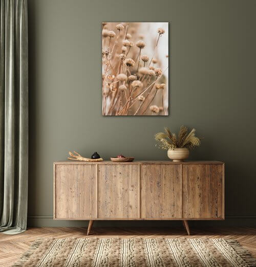 Tablou Scandinavian style dry grass - 50 x 70 cm