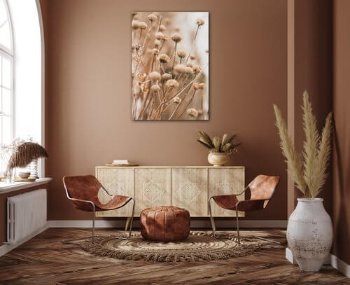 Tablou Scandinavian style dry grass - 50 x 70 cm