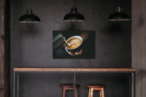 Tablou Latte art - 90 x 60 cm