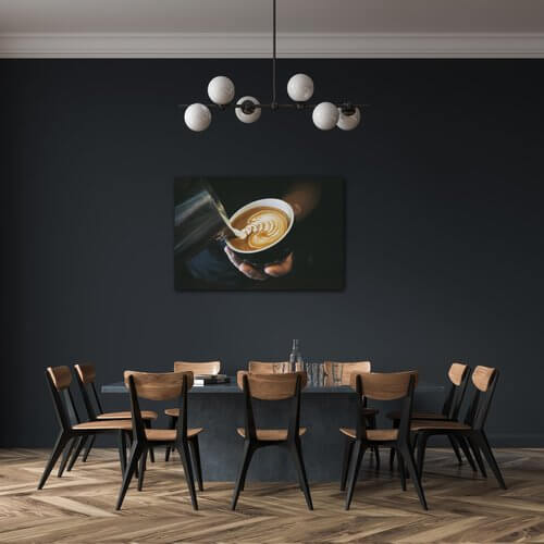 Tablou Latte art - 90 x 60 cm