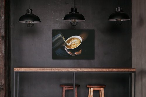 Tablou Latte art - 70 x 50 cm