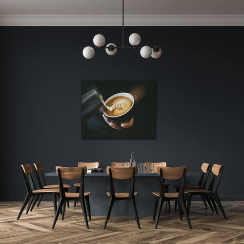 Tablou Latte art - 90 x 70 cm