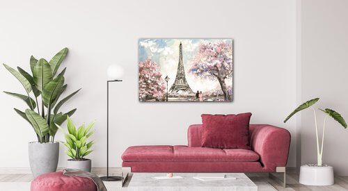 Tablou Eiffel Tower2 - 90 x 60 cm