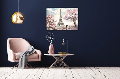 Tablou Eiffel Tower2 - 70 x 50 cm