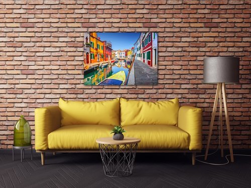 Tablou Colorful Venice - 70 x 50 cm