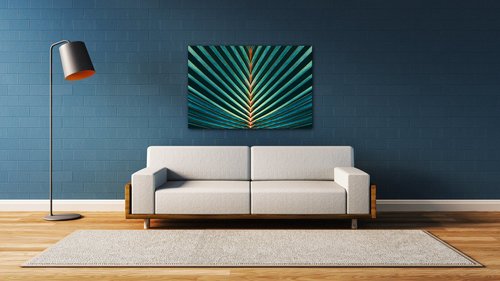 Tablou Palm leaf - 90 x 60 cm