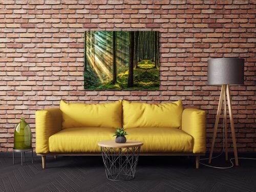 Tablou Beautiful forest - 90 x 70 cm
