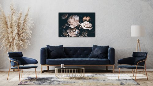Tablou Peonies and flowers - 60 x 40 cm
