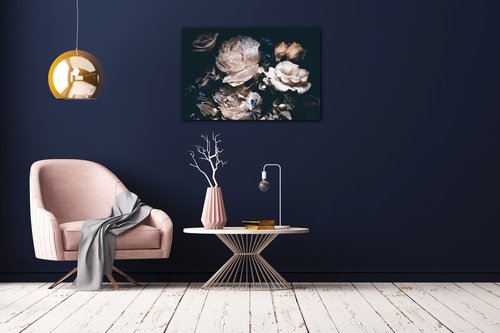 Tablou Peonies and flowers - 60 x 40 cm