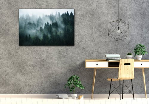 Tablou Fogy forest - 90 x 60 cm