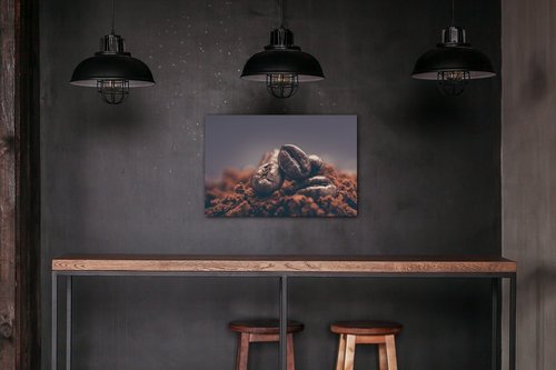Tablou Coffee Beans - 90 x 60 cm