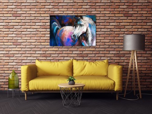Tablou Horse painted - 60 x 40 cm