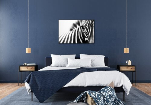 Tablou Zebra detail - 90 x 60 cm