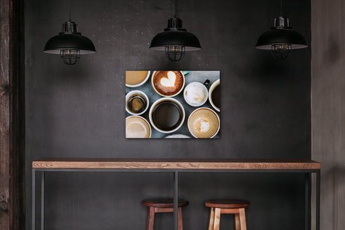 Tablou Coffee types - 70 x 50 cm