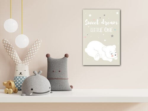 Obraz Sweet dream light green - 60 x 40 cm