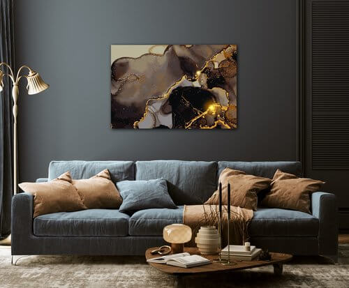 Tablou Shiny abstract - 90 x 60 cm
