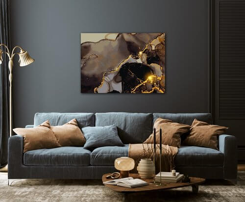 Tablou Shiny abstract - 70 x 50 cm