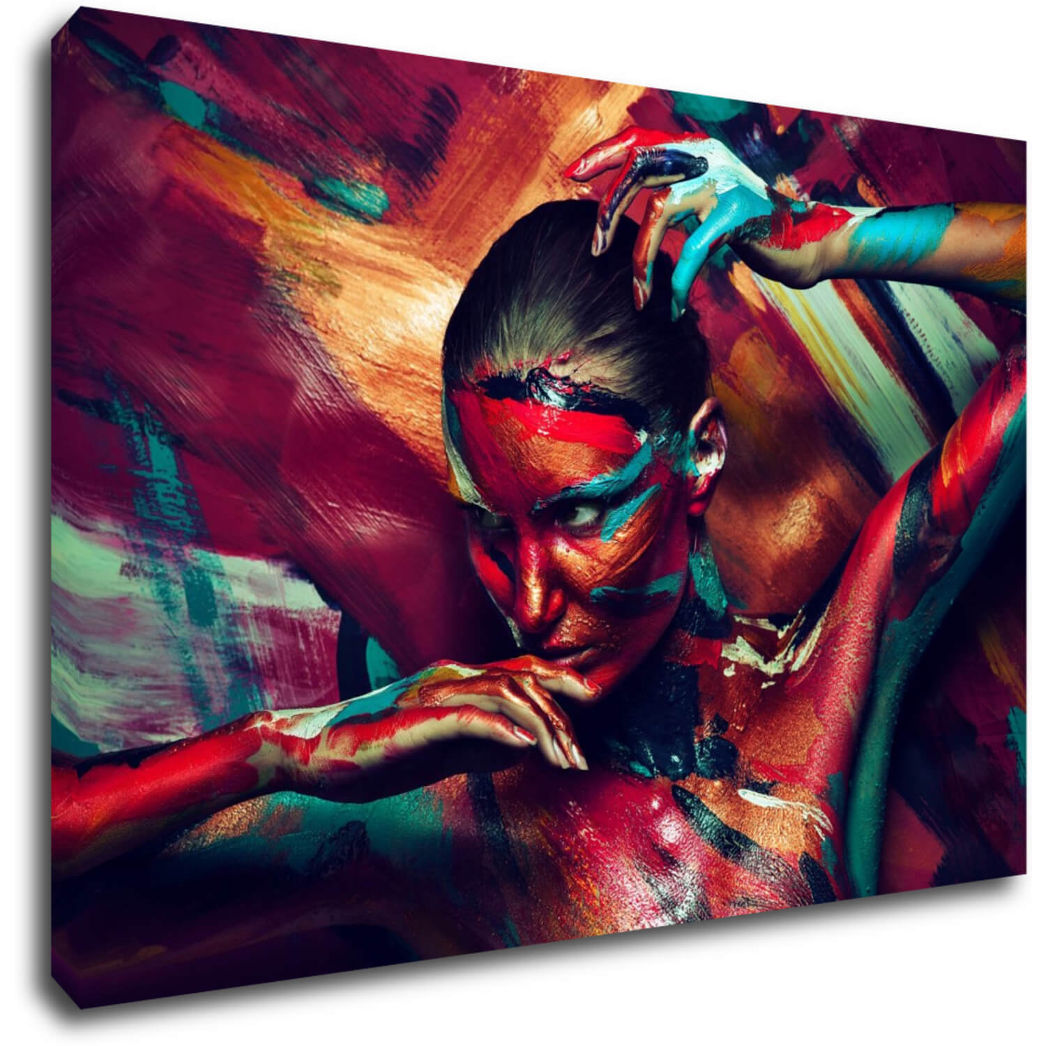 Tablou Colorful woman - 60 x 40 cm