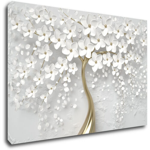Tablou White tree with flowers