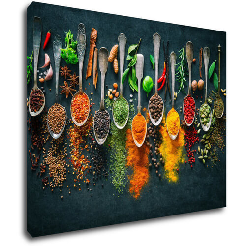 Tablou Teaspoons and spice - 90 x 70 cm