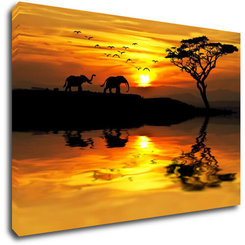 Tablou Safari sunset