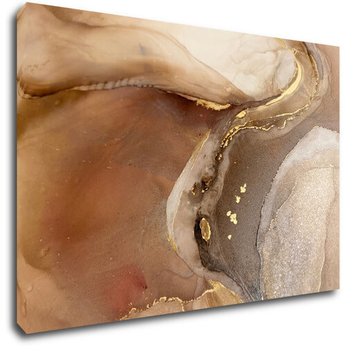 Tablou Golden Beige Fluid
