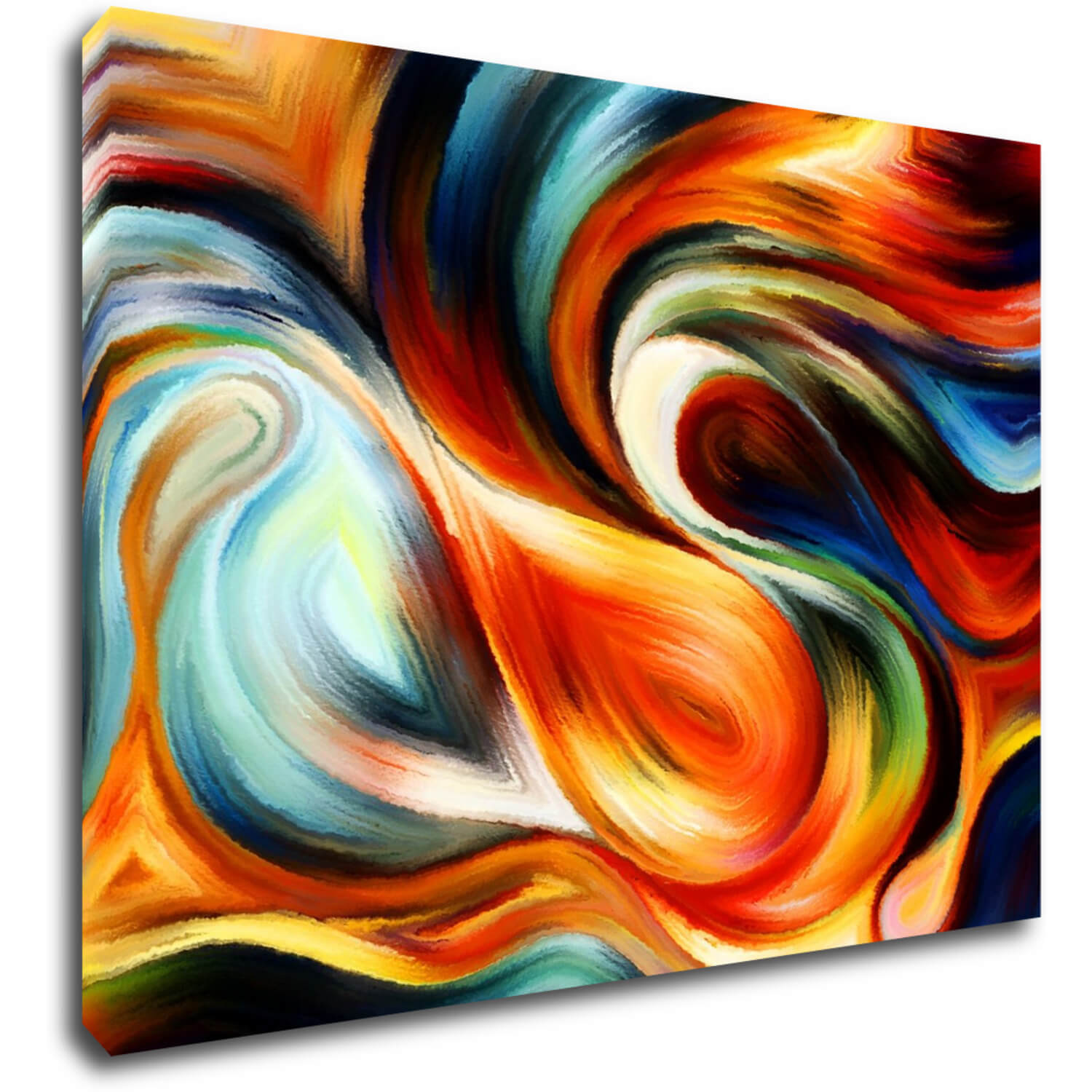 Tablou Colorful fluid - 70 x 50 cm