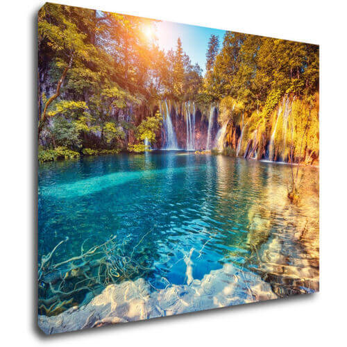 Tablou Beautiful waterfalls - 90 x 70 cm