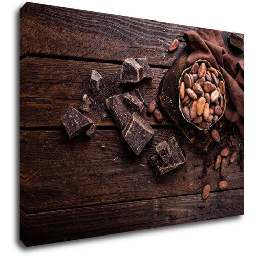 Tablou Chocolate on wood - 70 x 50 cm