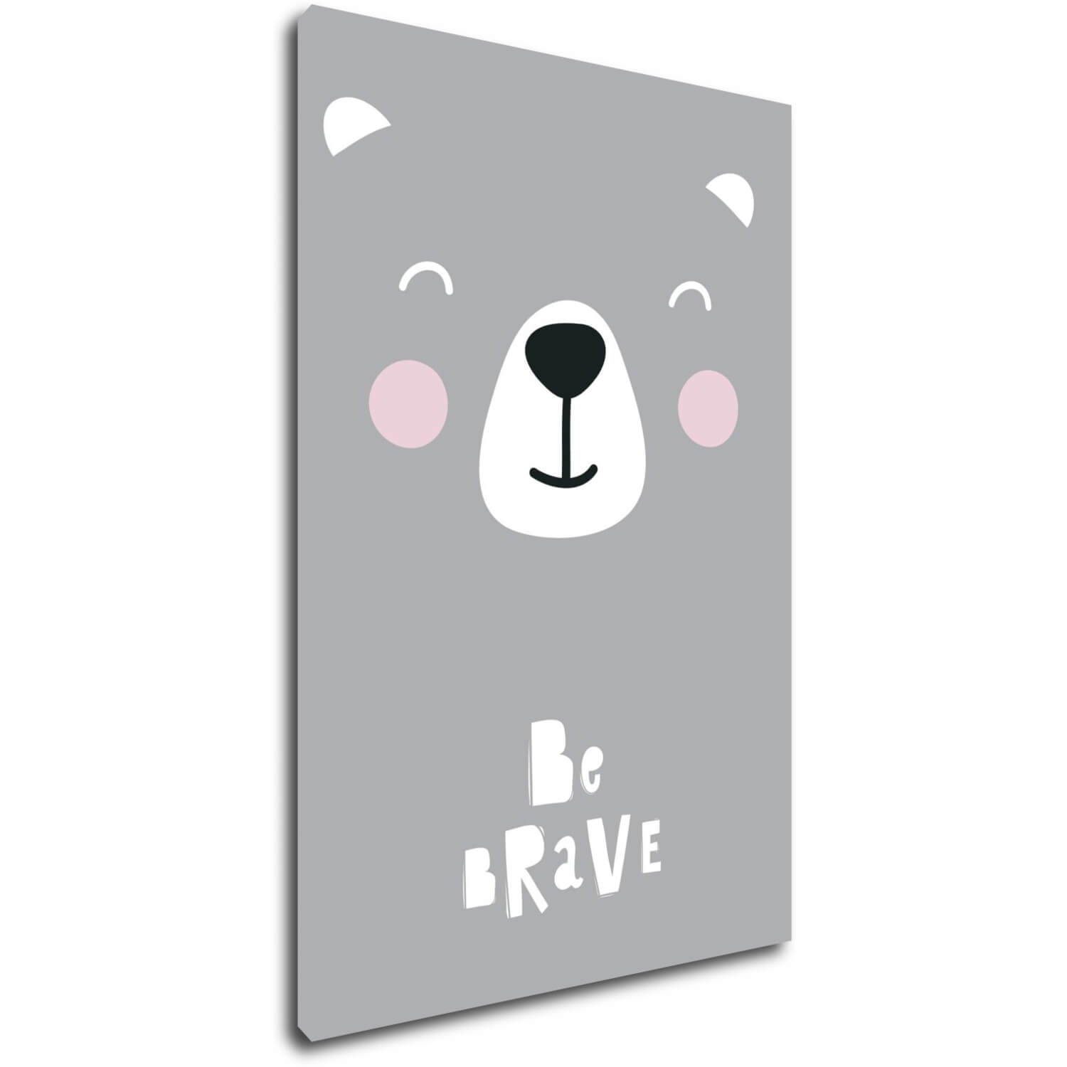Obraz Be brave Teddy - 60 x 40 cm