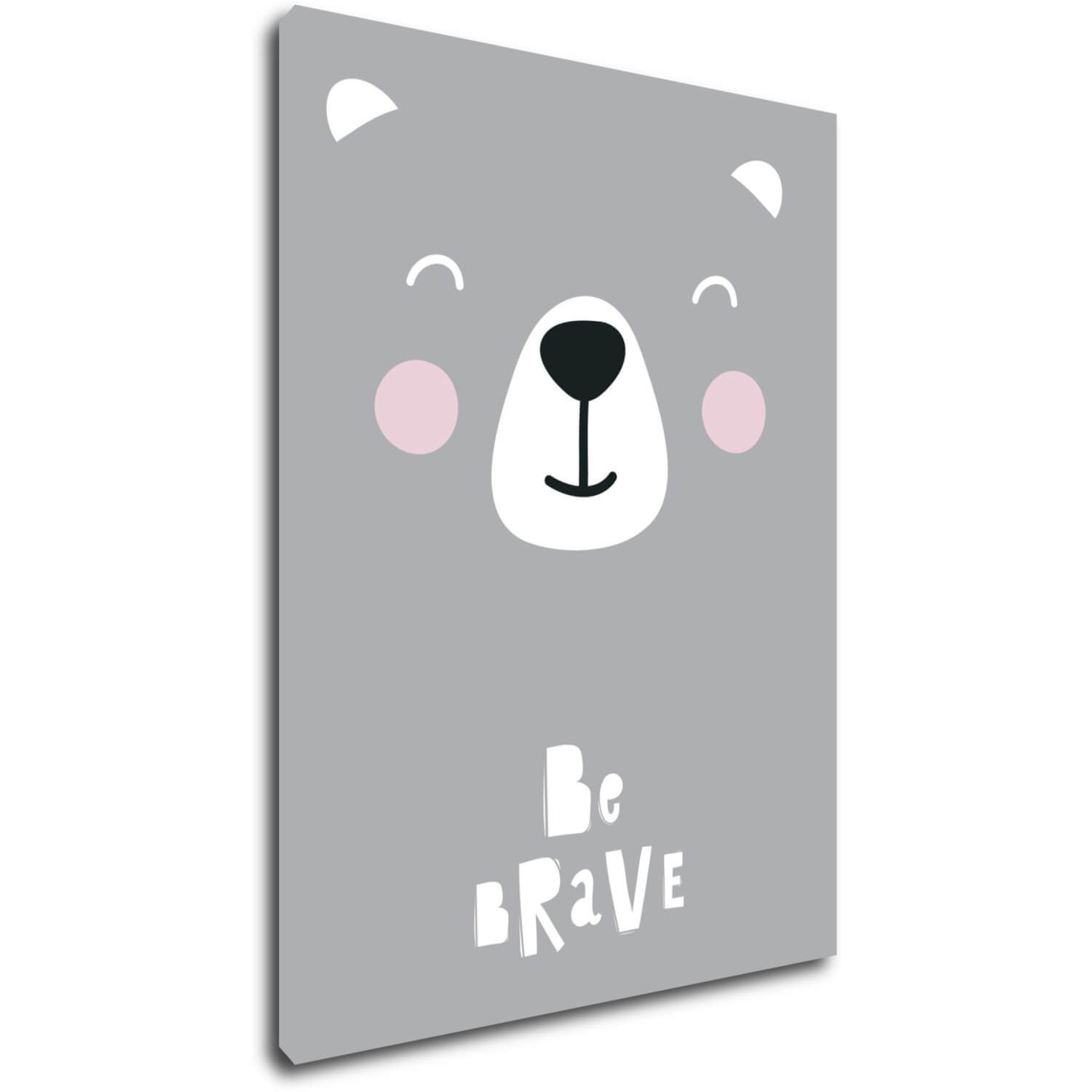 Obraz Be brave Teddy - 30 x 40 cm
