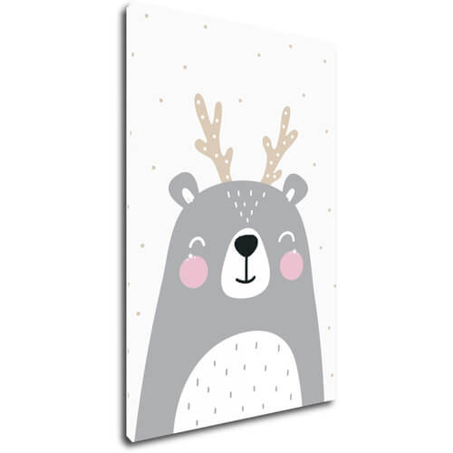 Obraz Cute little animal with dots